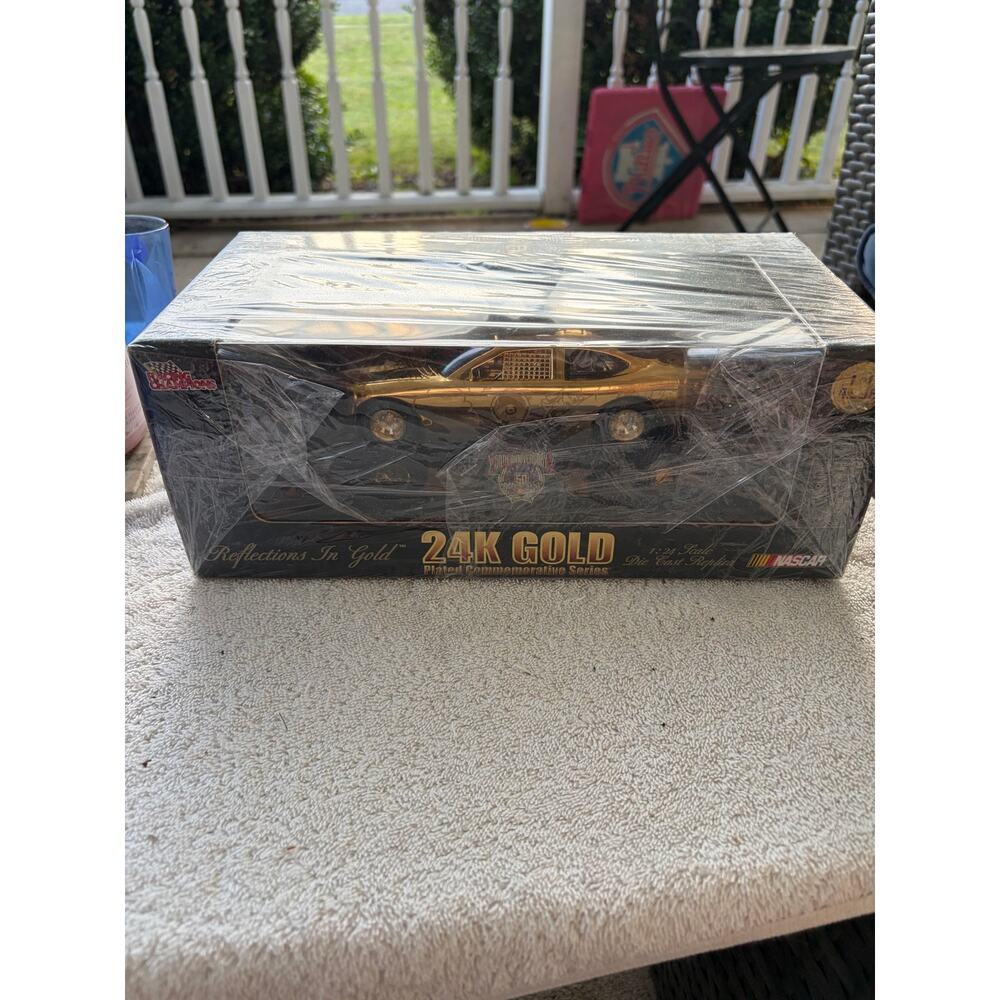 Racing Champions 24K Gold  1/24 Scale Lake  Speed #9 NASCAR 50th Anniversary Car